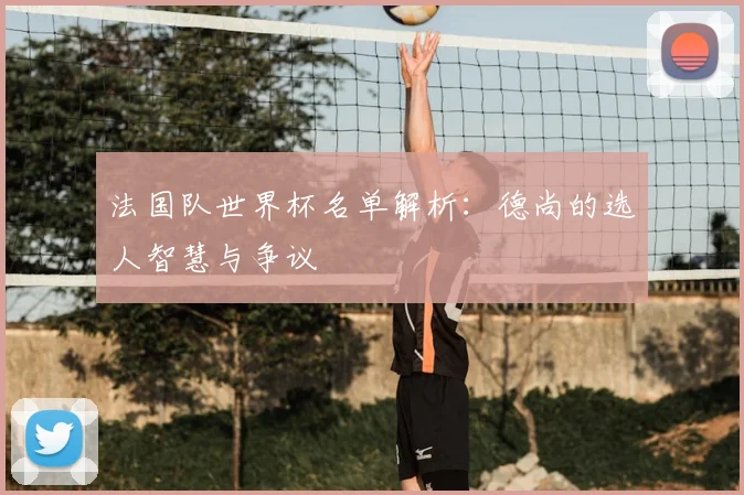 法国队世界杯名单解析：德尚的选人智慧与争议