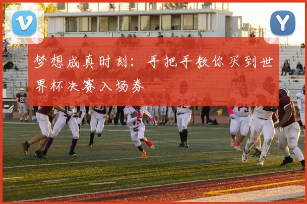 梦想成真时刻:手把手教你买到世界杯决赛入场券
